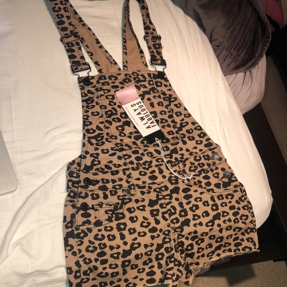 Fashionnova Cheetah Overalls